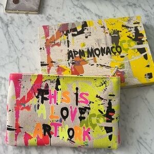 APM Monaco canvas pouch